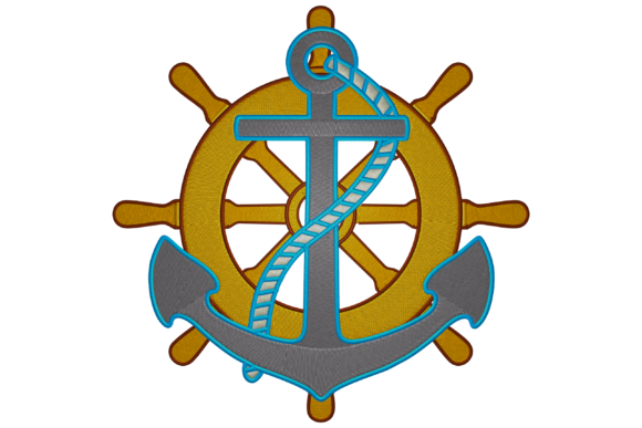 Anchor and Ship's Wheel: An Embroidery Review
