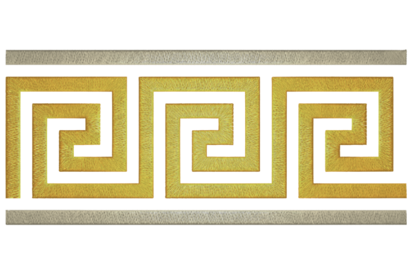 Ancient Greece Meander: A Timeless Embroidery Design for Personalized Gifts