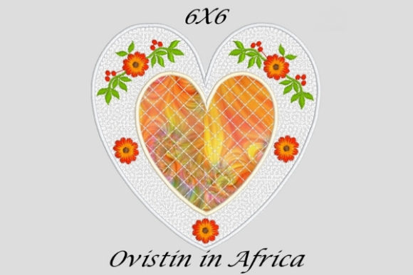 Beautiful Applique Heart Coaster for Boutique Apparel