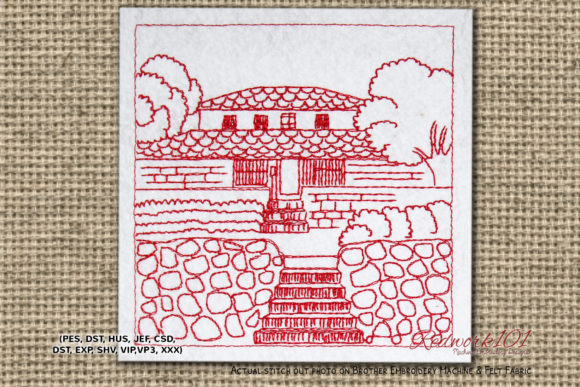 Indian House Village Redwork: A Designer’s Review for Small Business Merch