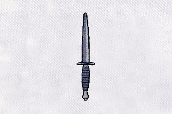 Royal Sword Design: A Professional Embroidery Review for Merch