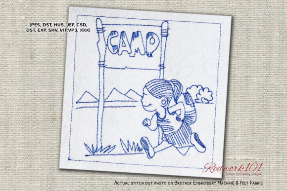 Running for Camping Redwork – Design Review