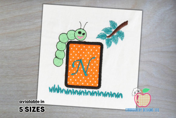 Worm with Letter Frame Applique: A Business Review